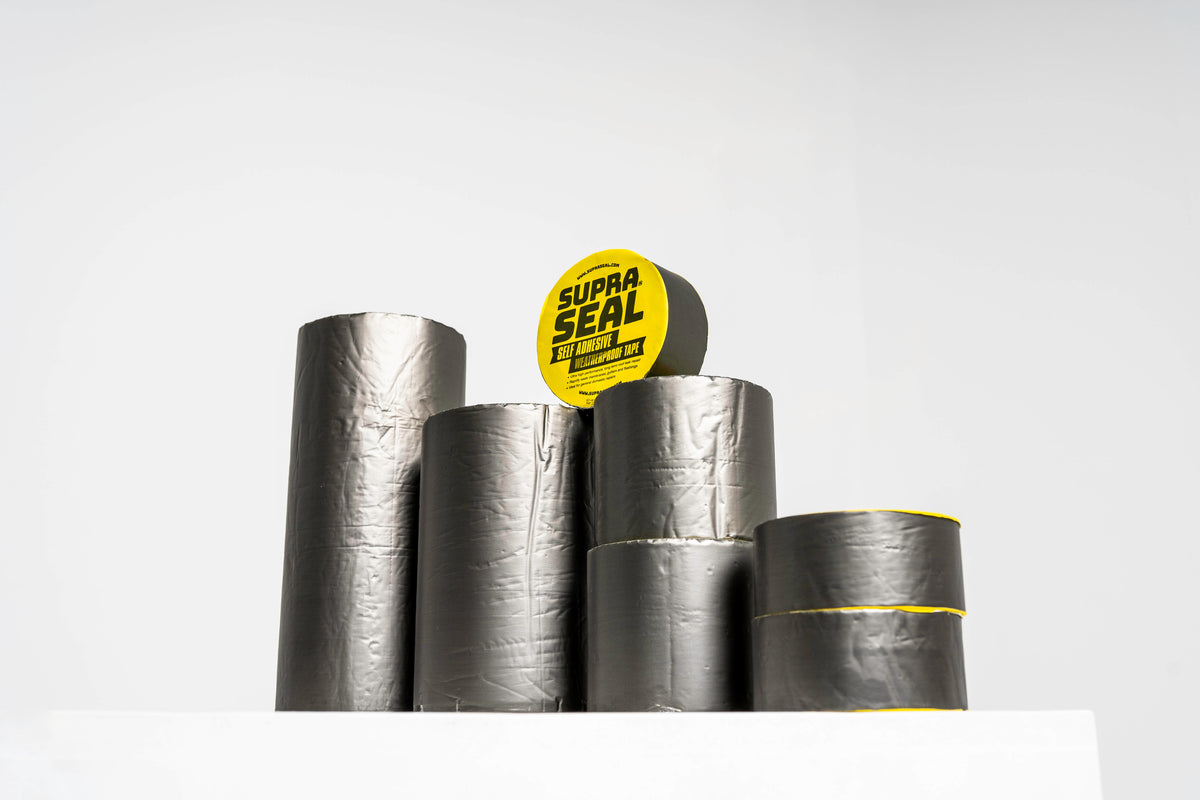 Supraseal tape range: 50mm, 100mm, 200mm and 300mm rolls