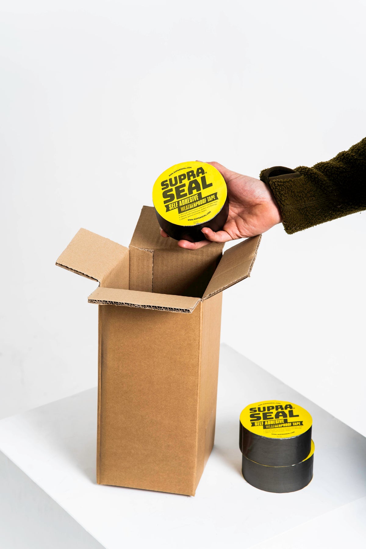 Supraseal tape being packed for next-day UK delivery