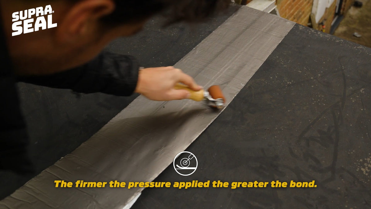 How to apply Supraseal weatherproofing tape to a flat roof