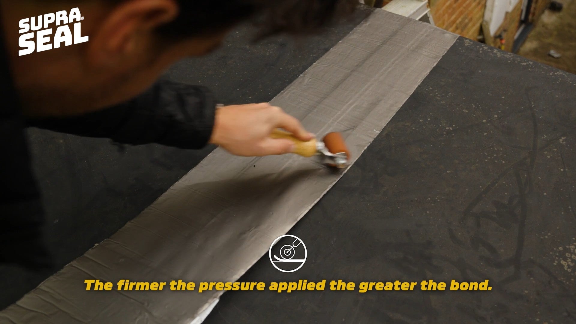 How to apply Supraseal weatherproofing tape to a flat roof