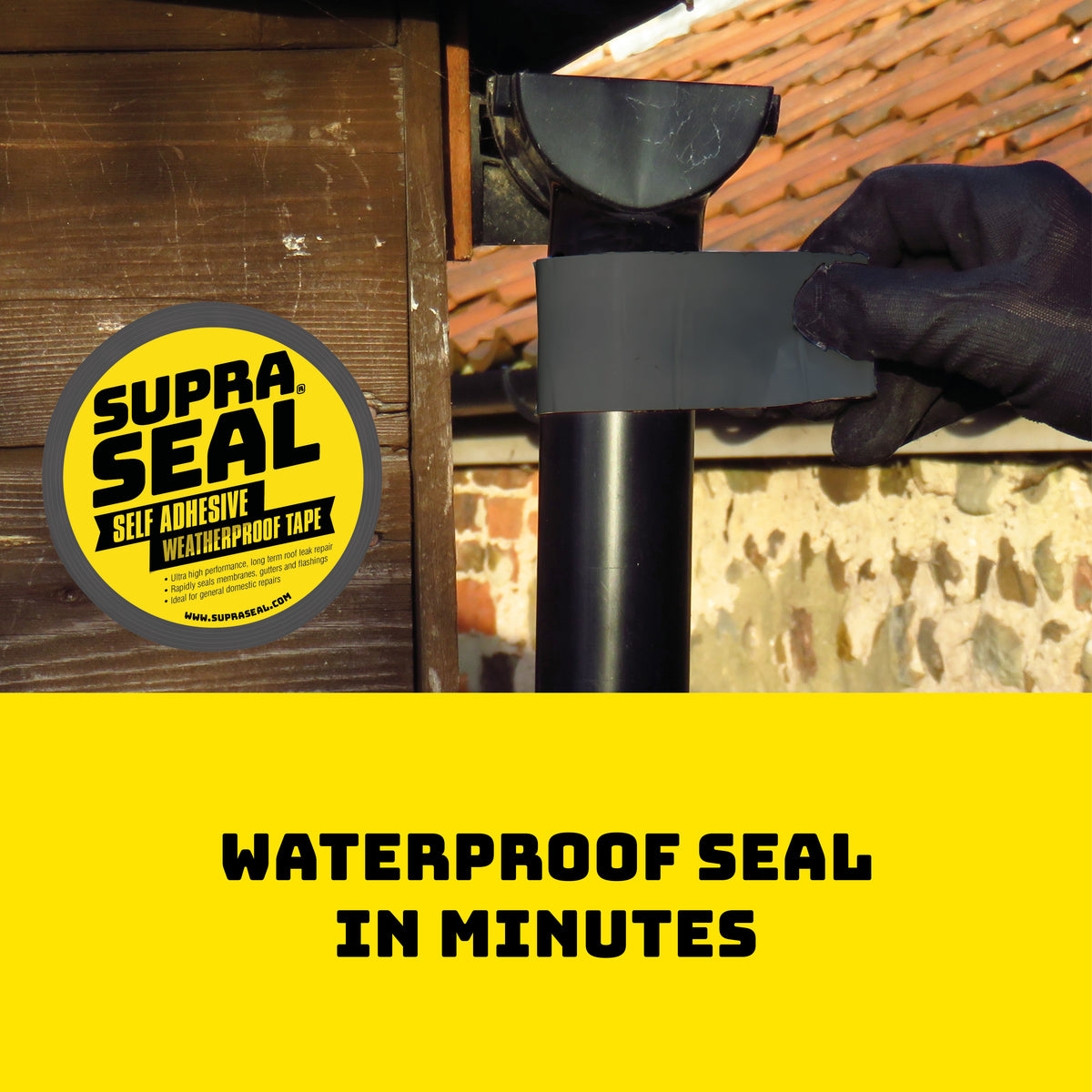 Supraseal butyl flashing tape, cold applied in minutes (image 4)