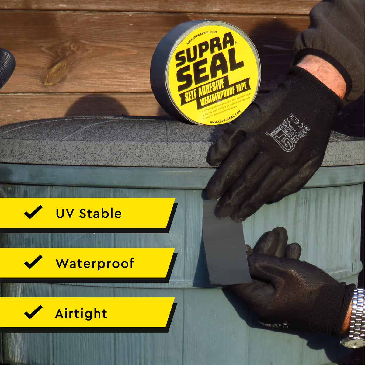 Supraseal weatherproofing tape for single-ply and modular roofs (image 6)