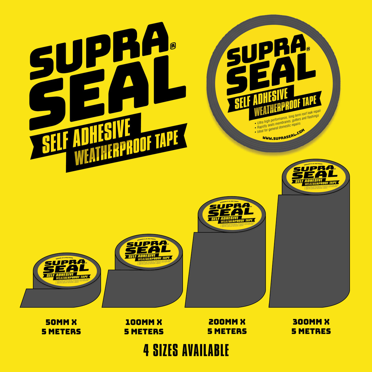 Supraseal self-adhesive roof repair tape (image 3)